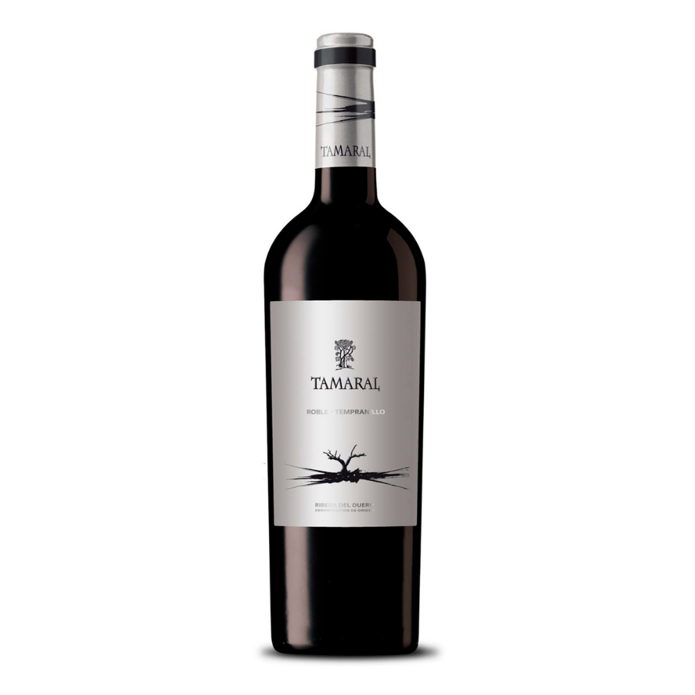 Botella de Tamaral Roble, vino tinto D.O. Ribera del Duero