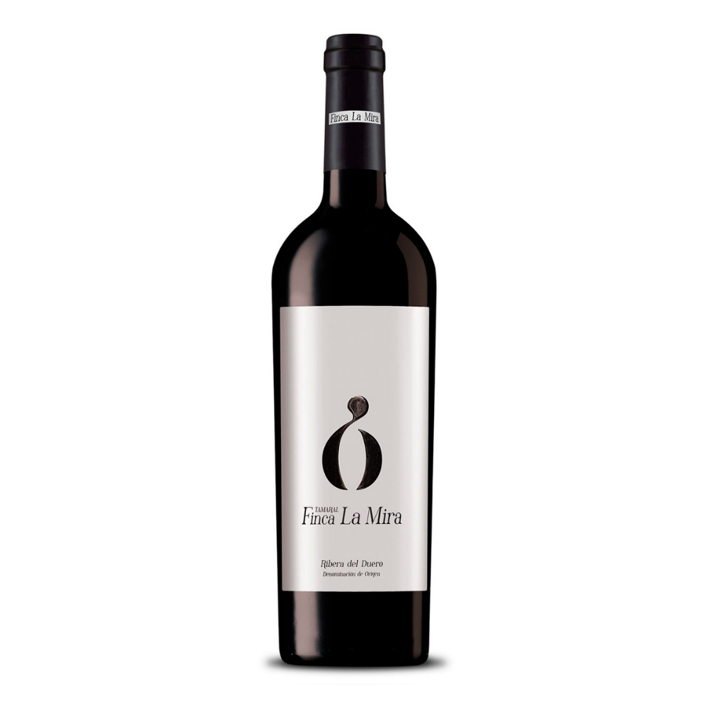 Botella de Tamaral Finca La Mira, vino tinto D.O. Ribera del Duero