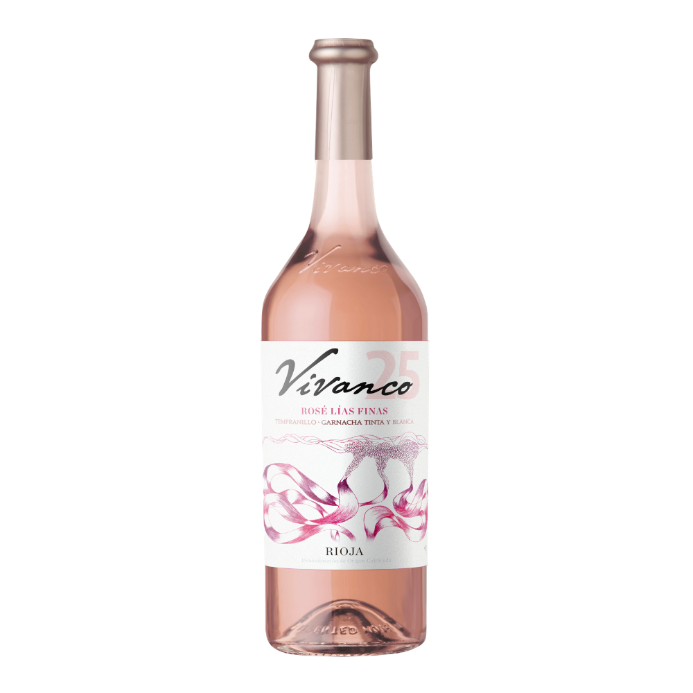 Botella de Vivanco Rosado Lías Finas, vino rosado D.O.Ca. Rioja