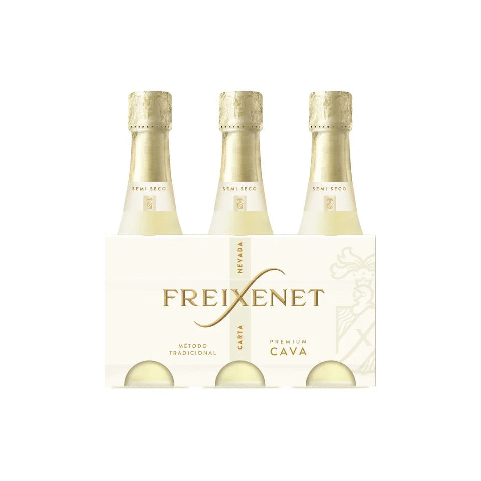 Pack de 3 botellas mini de Freixenet Carta Nevada, cava