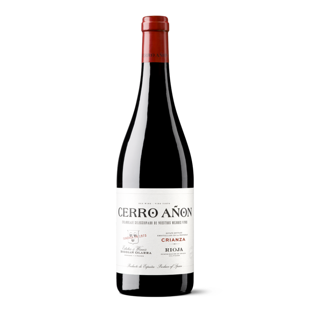 Botella de Cerro Añón Crianza, vino tinto D.O.Ca. Rioja