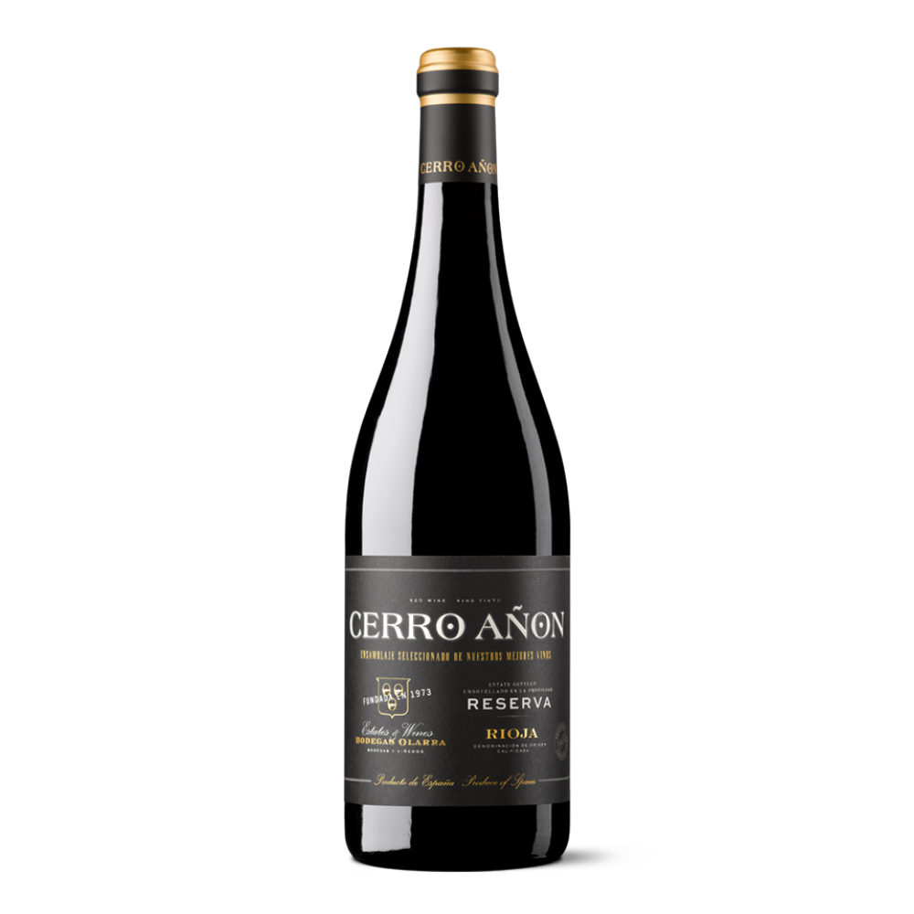 Botella de Cerro Añón Reserva, vino tinto D.O.Ca. Rioja