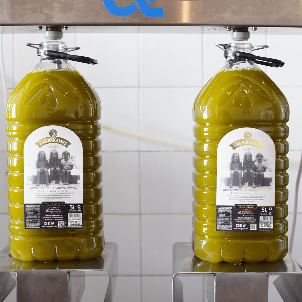 RESERVA Aceite de Oliva Virgen Extra Los Raigones NUEVA COSECHA SIN FILTRAR 2026/27  – Caja 3 garrafas 5 L