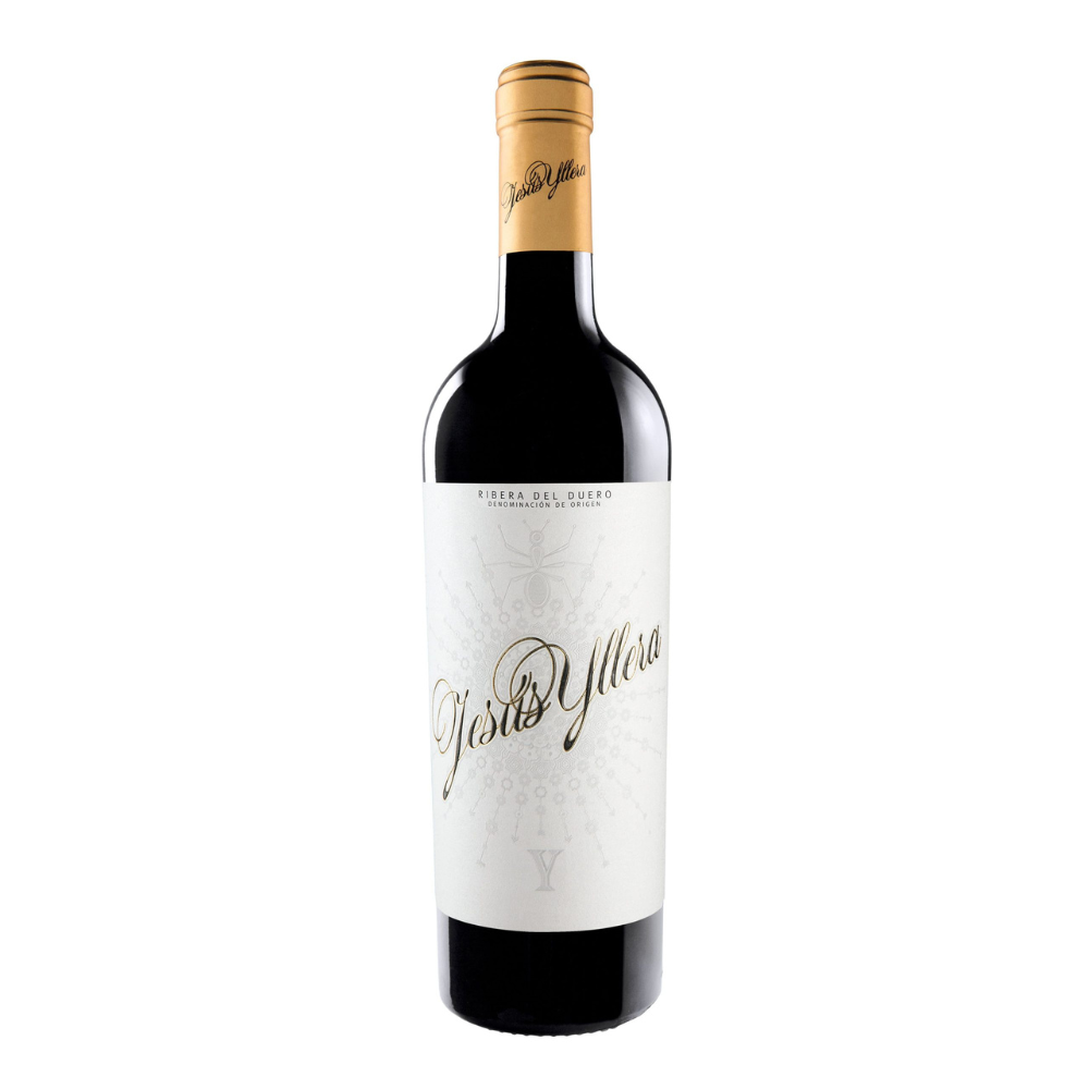 Botella de Jesús Yllera, vino tinto D.O. Ribera del Duero